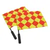 Stanno umpire's flags, 2 pcs, chequered