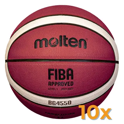 Pack 10 x Molten BG4550 basketball
